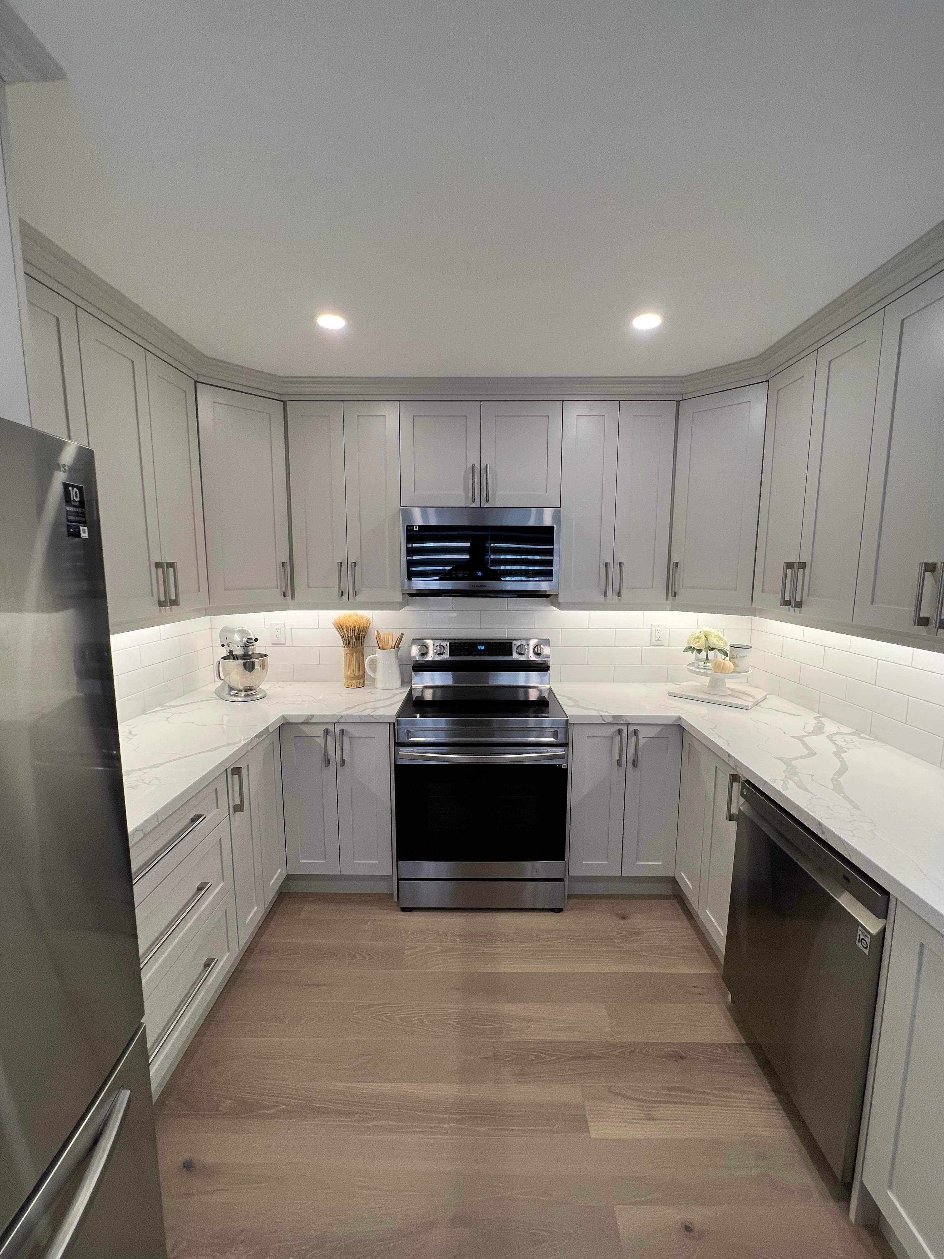 Freshly cleaned modern kitchen